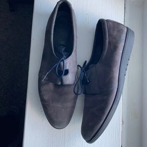 Vintage Leather Rockport Shoes | Size 10 | Navy Blue/Gray | Oxford Walking Shoe